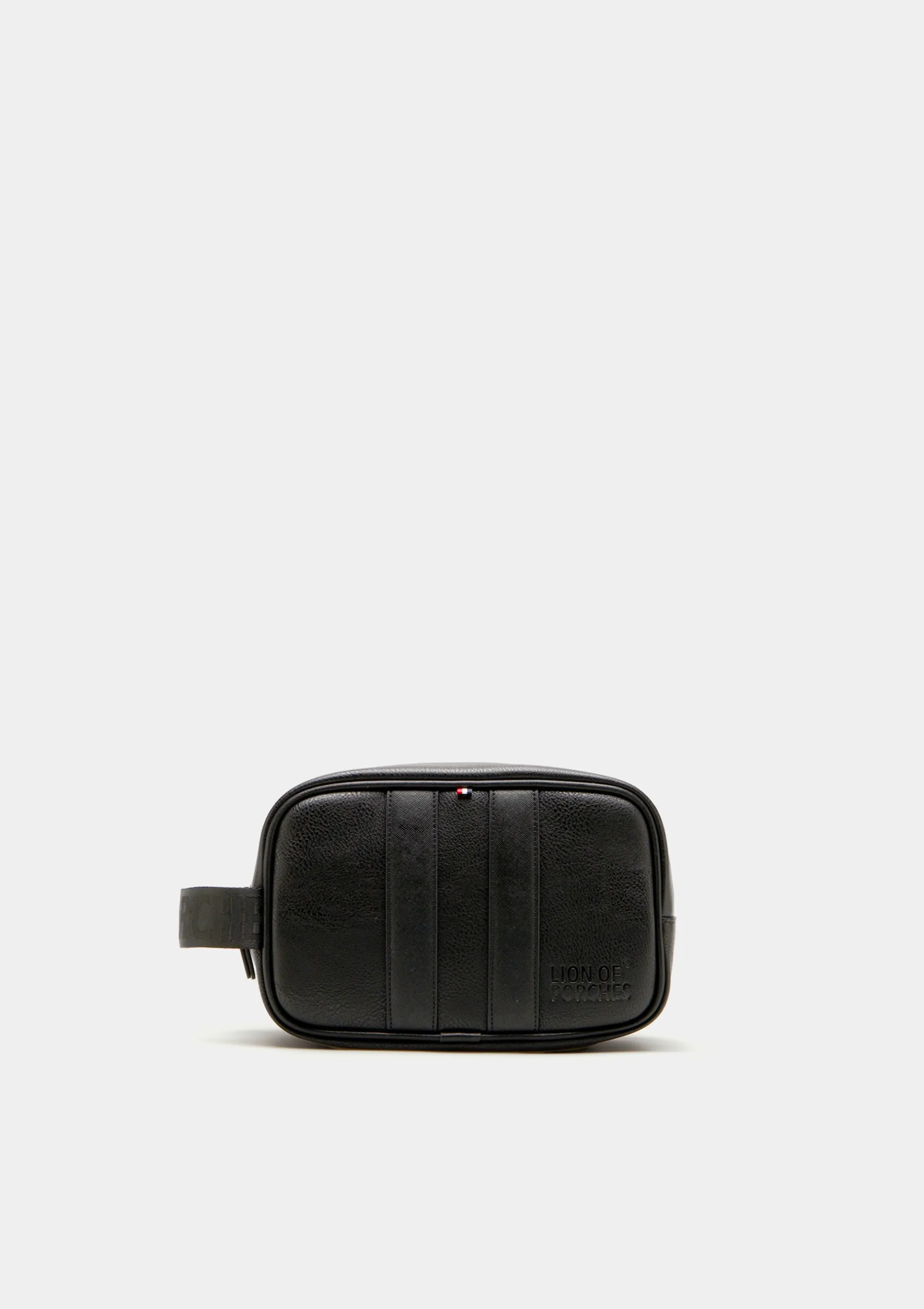 LION OF PORCHES Carteiras^Necessaire efeito pele com alça de mão
