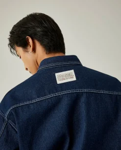 LION OF PORCHES Regular Fit^Overshirt denim x Paatiff
