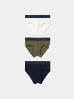 LION OF PORCHES Meias / Underwear^Pack de cuecas slip em algodão orgânico