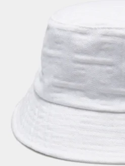 MULHER LION OF PORCHES Bonés / Gorros^Panamá para mulher com relevo de monograma e etiqueta