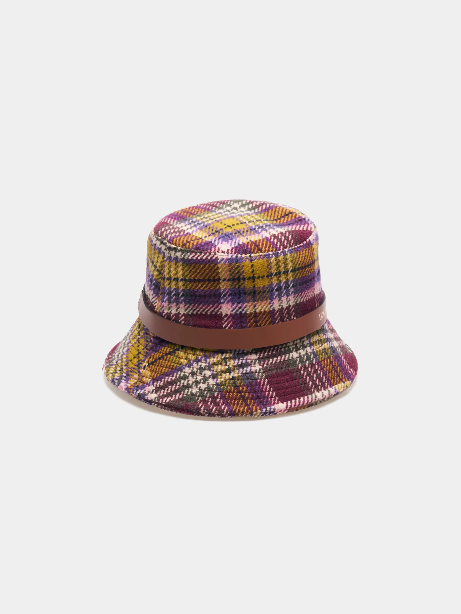 MULHER LION OF PORCHES Bonés / Gorros^Panamá tartan colorido