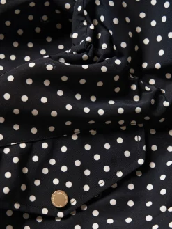 MULHER LION OF PORCHES Blusões^Parka comprida polka dots com capuz