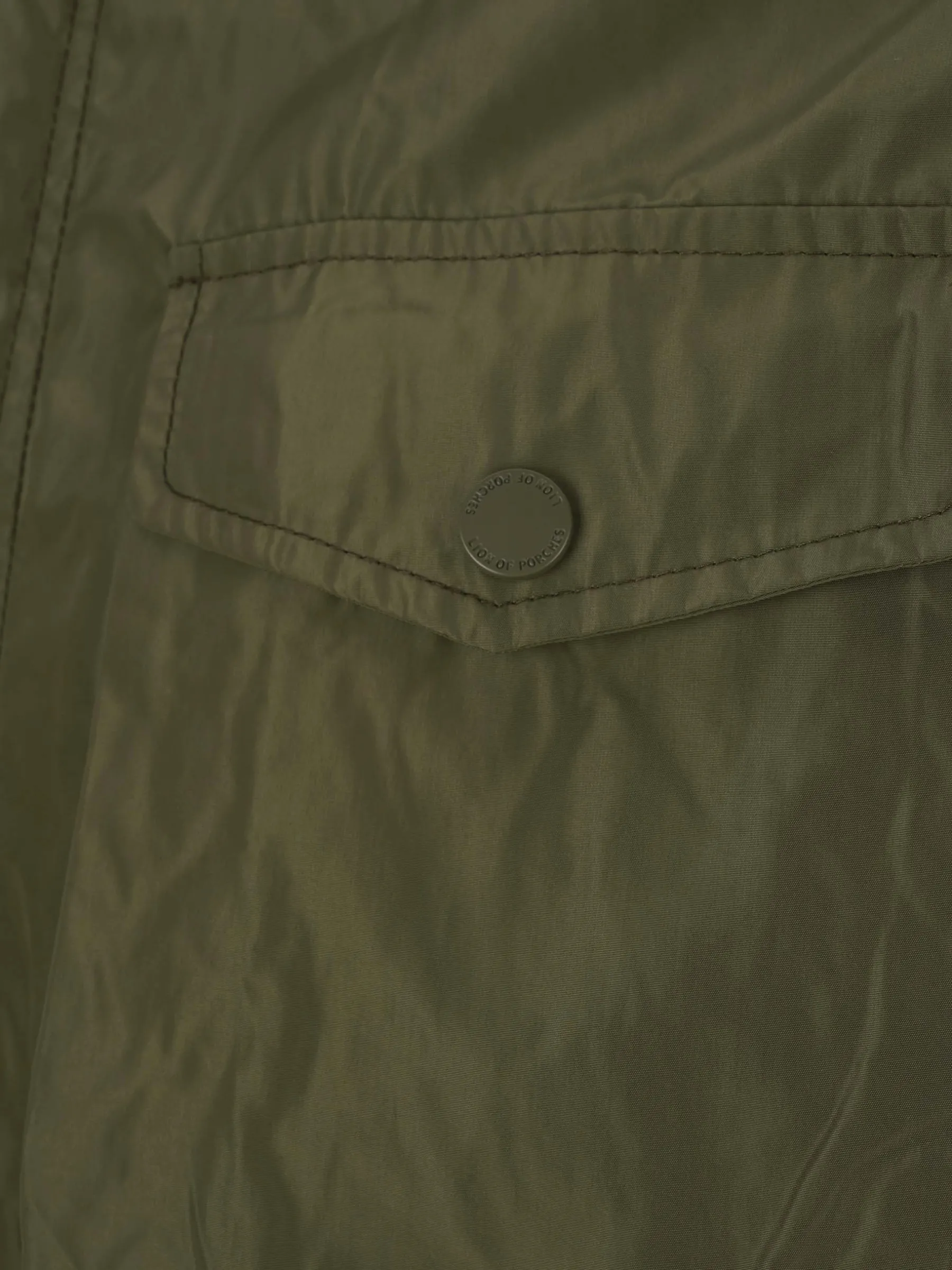LION OF PORCHES Blusões^Parka em tecido técnico com capuz e bolsos