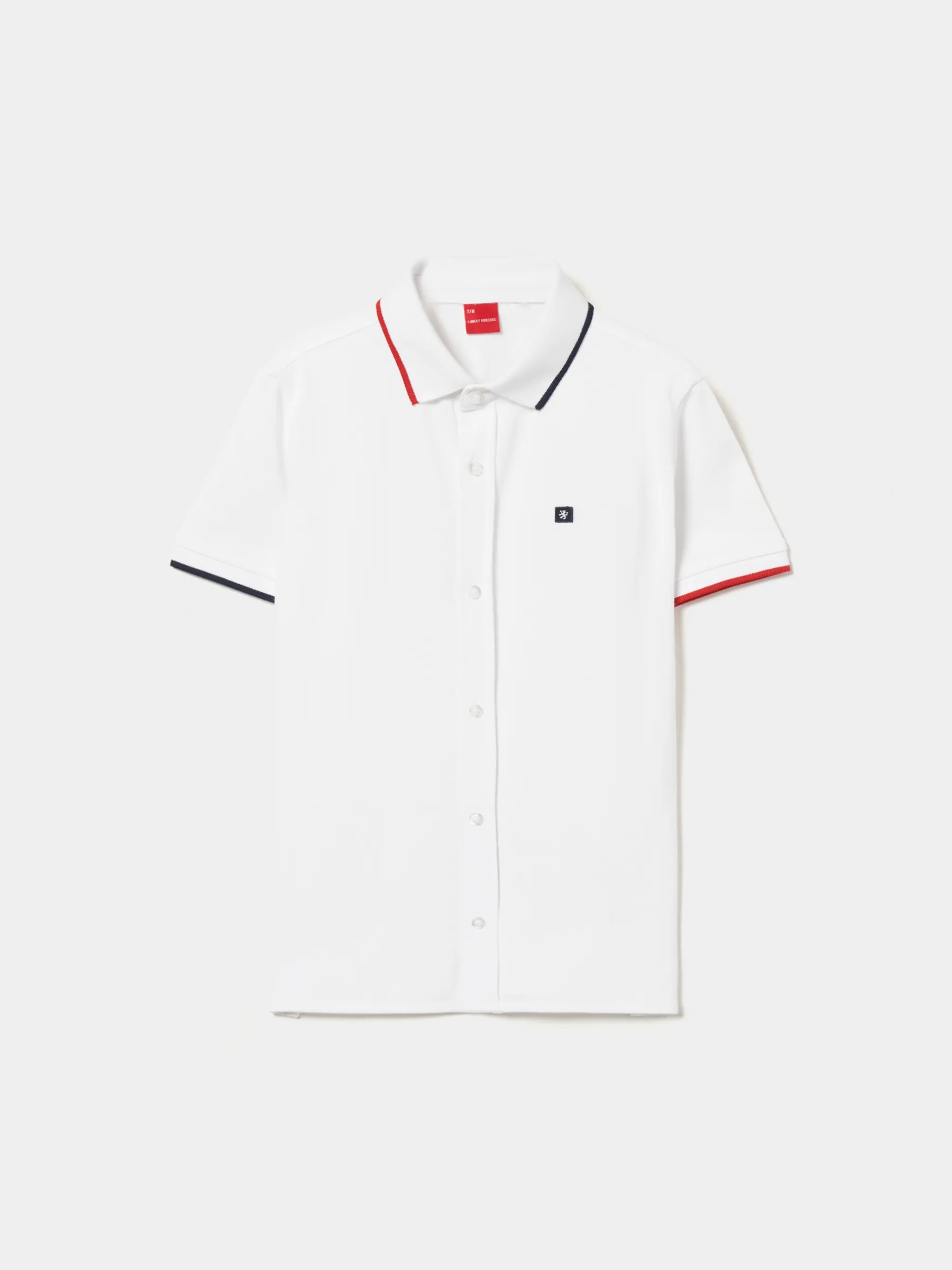 LION OF PORCHES Polos^Polo camisa malha piqué com riscas
