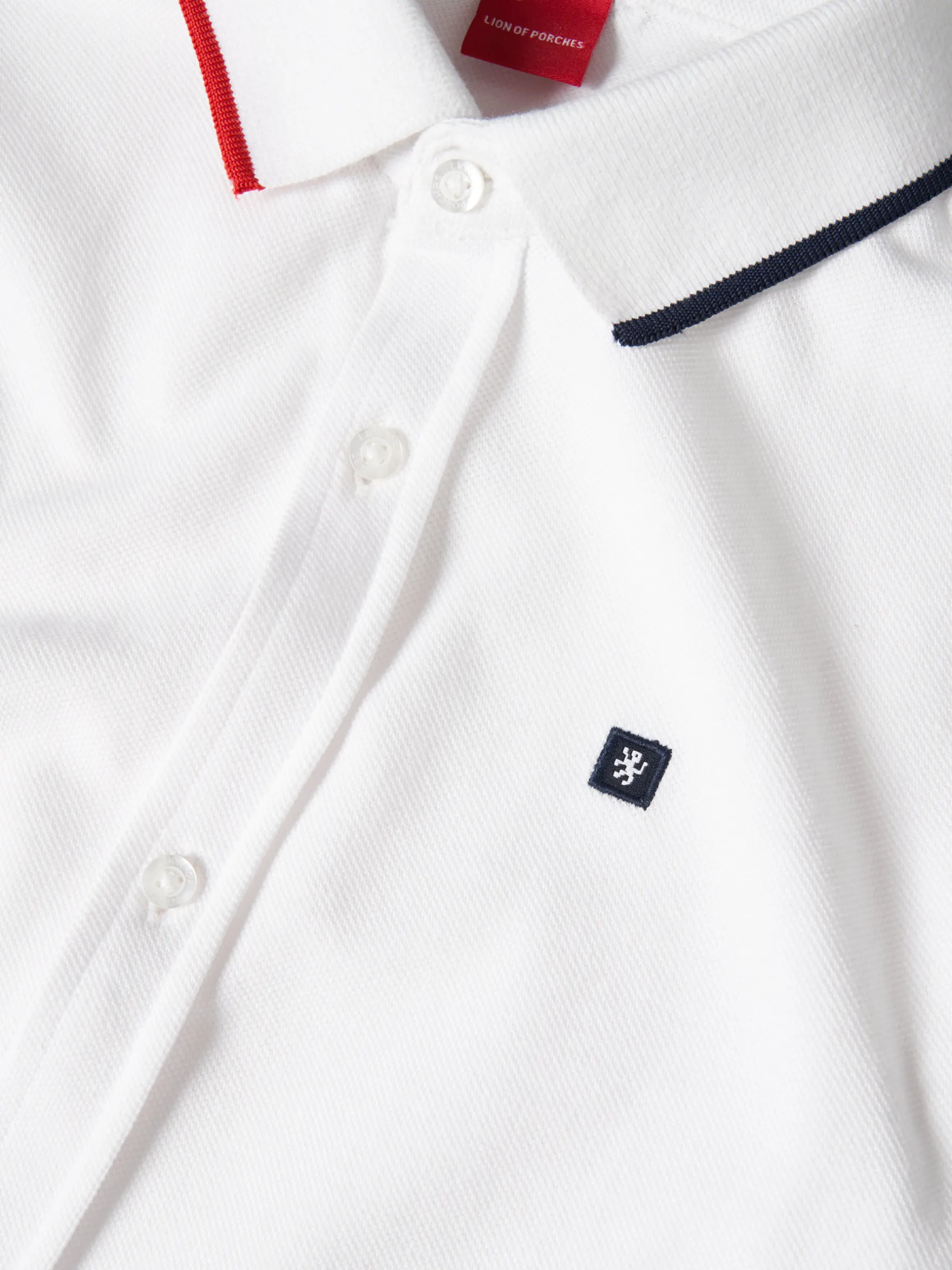 LION OF PORCHES Polos^Polo camisa malha piqué com riscas