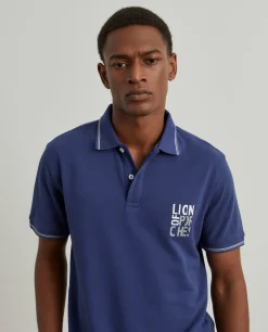 LION OF PORCHES Polos^Polo piqué de algodão