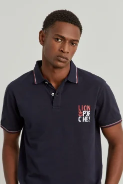 LION OF PORCHES Polos^Polo piqué de algodão