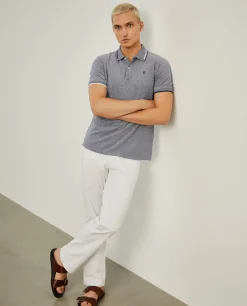 LION OF PORCHES Polos^Polo piqué regular fit com riscas