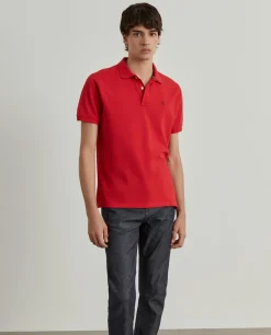 LION OF PORCHES Polos^Polo piqué regular fit em algodão