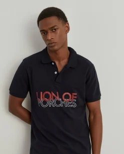 LION OF PORCHES Polos^Polo piqué slim fit