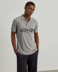 LION OF PORCHES Polos^Polo piqué slim fit