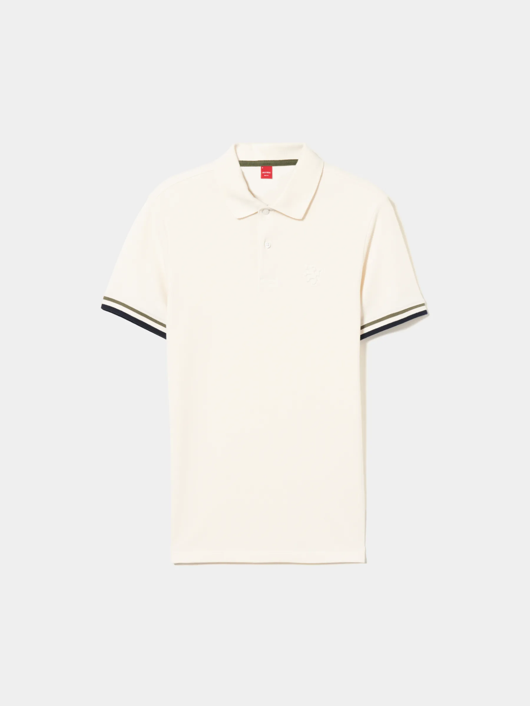 LION OF PORCHES Polos^Polo piqué slim fit com riscas