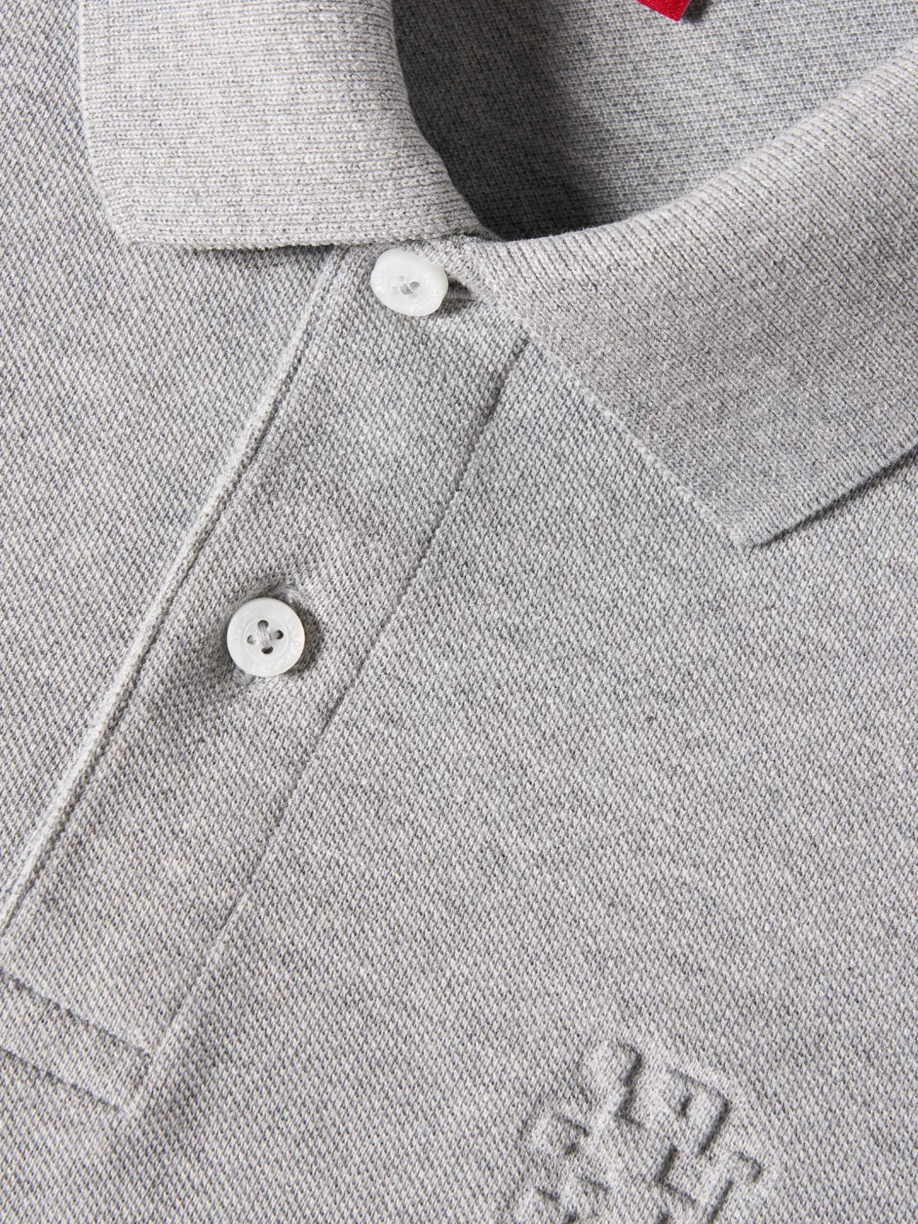 LION OF PORCHES Polos^Polo piqué slim fit com riscas