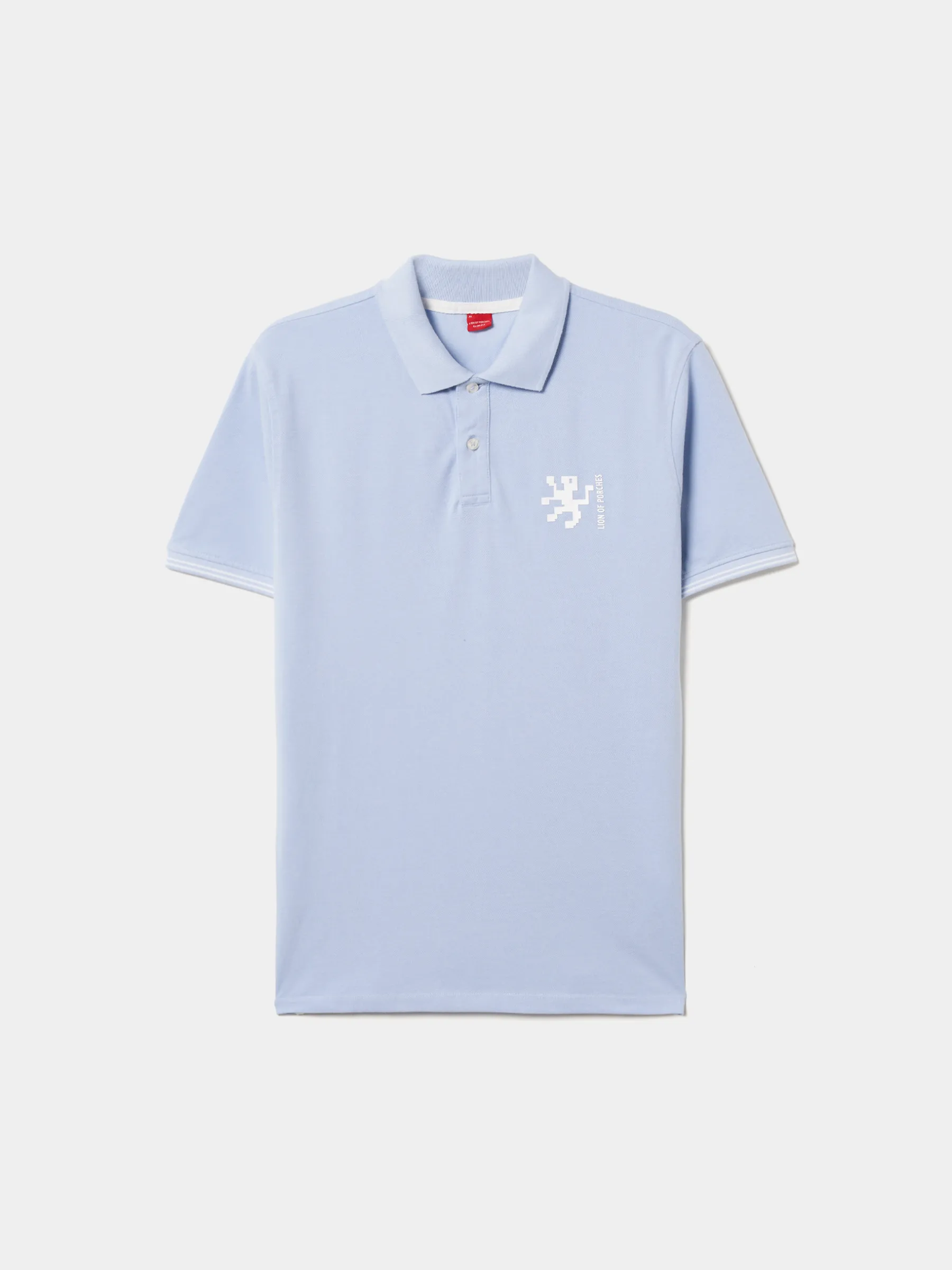 LION OF PORCHES Polos^Polo piqué slim fit em algodão