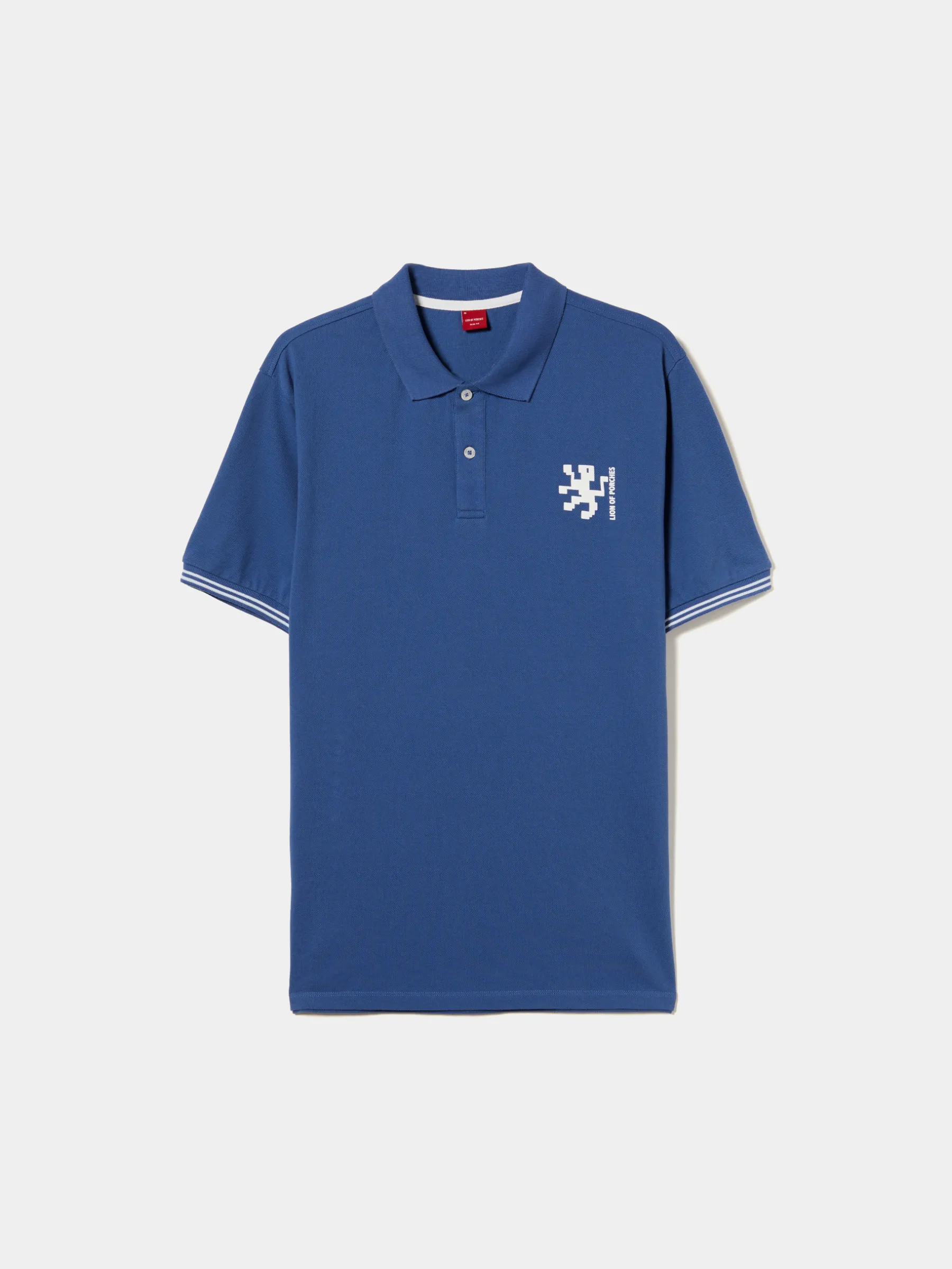 LION OF PORCHES Polos^Polo piqué slim fit em algodão