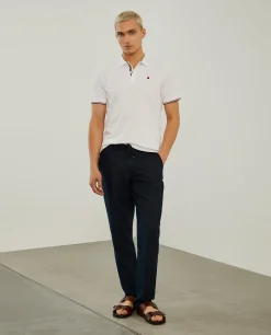 LION OF PORCHES Polos^Polo piqué slim fit em algodão