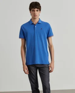 LION OF PORCHES Polos^Polo piqué slim fit em algodão