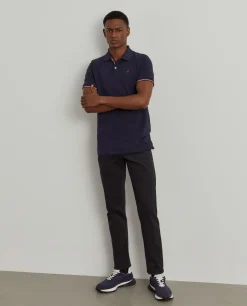 LION OF PORCHES Polos^Polo piqué slim fit em algodão