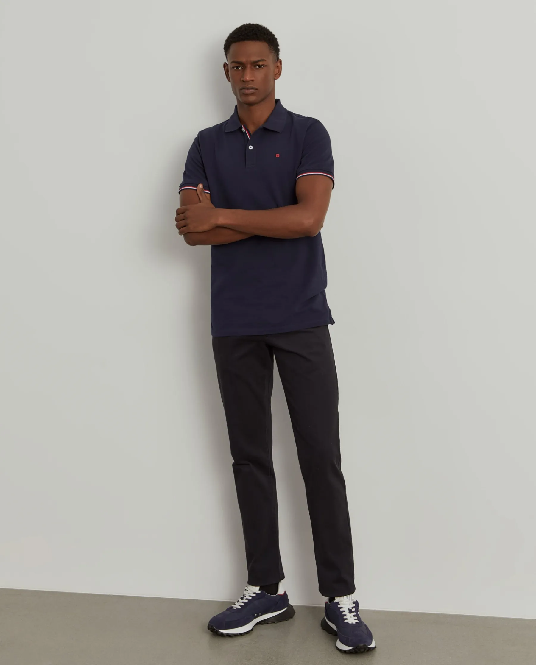 LION OF PORCHES Polos^Polo piqué slim fit em algodão