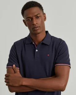 LION OF PORCHES Polos^Polo piqué slim fit em algodão