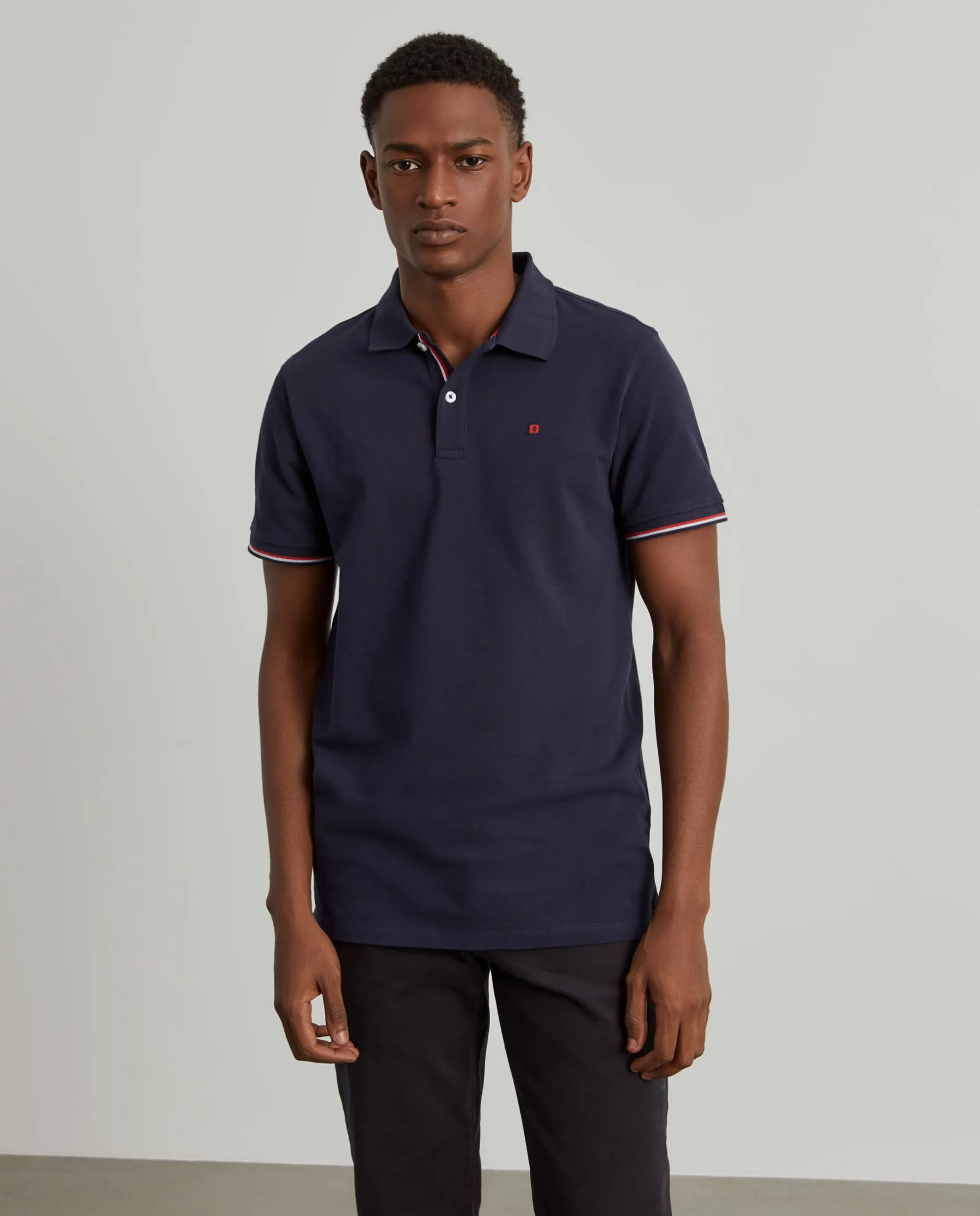 LION OF PORCHES Polos^Polo piqué slim fit em algodão