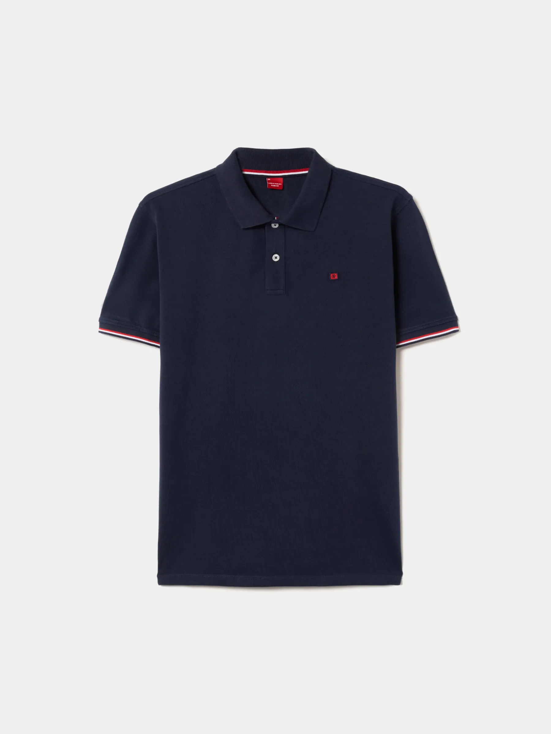 LION OF PORCHES Polos^Polo piqué slim fit em algodão