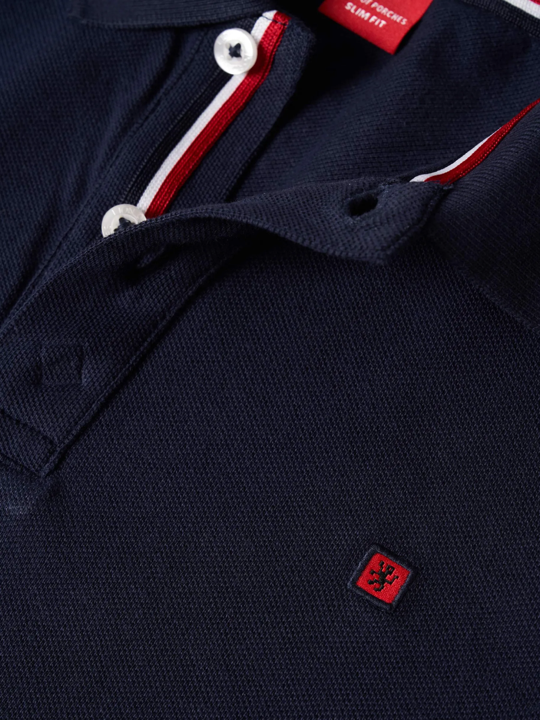 LION OF PORCHES Polos^Polo piqué slim fit em algodão