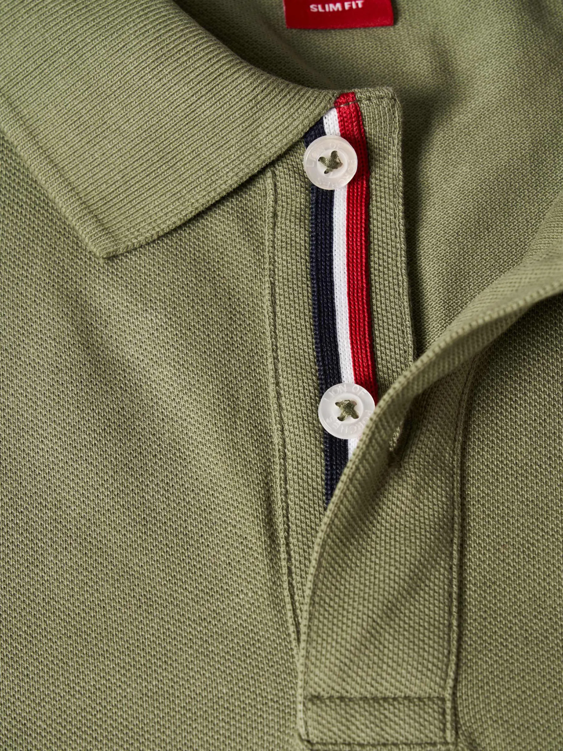 LION OF PORCHES Polos^Polo piqué slim fit em algodão