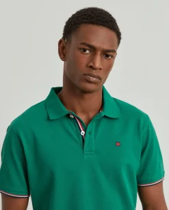 LION OF PORCHES Polos^Polo piqué slim fit em algodão