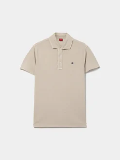 LION OF PORCHES Polos^Polo piqué slim fit garment dye