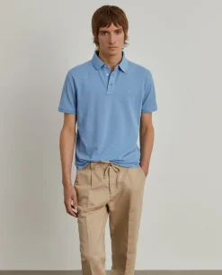 LION OF PORCHES Polos^Polo piqué slim fit garment dye
