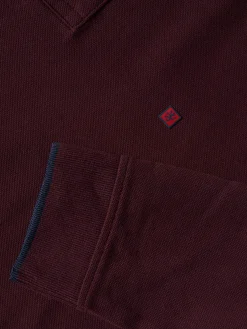 LION OF PORCHES Polos^Polo piqué slim fit manga comprida