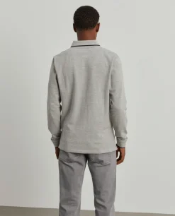 LION OF PORCHES Polos^Polo piqué slim fit manga comprida