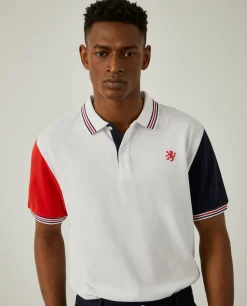 LION OF PORCHES Polos^Polo piqué slim fit tricolor