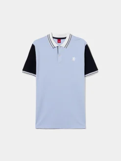 LION OF PORCHES Polos^Polo piqué slim fit tricolor