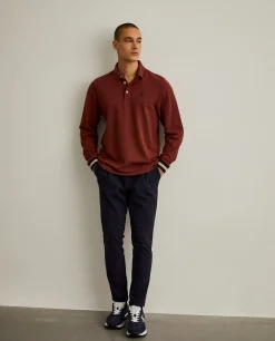 LION OF PORCHES Polos^Polo regular fit de manga comprida