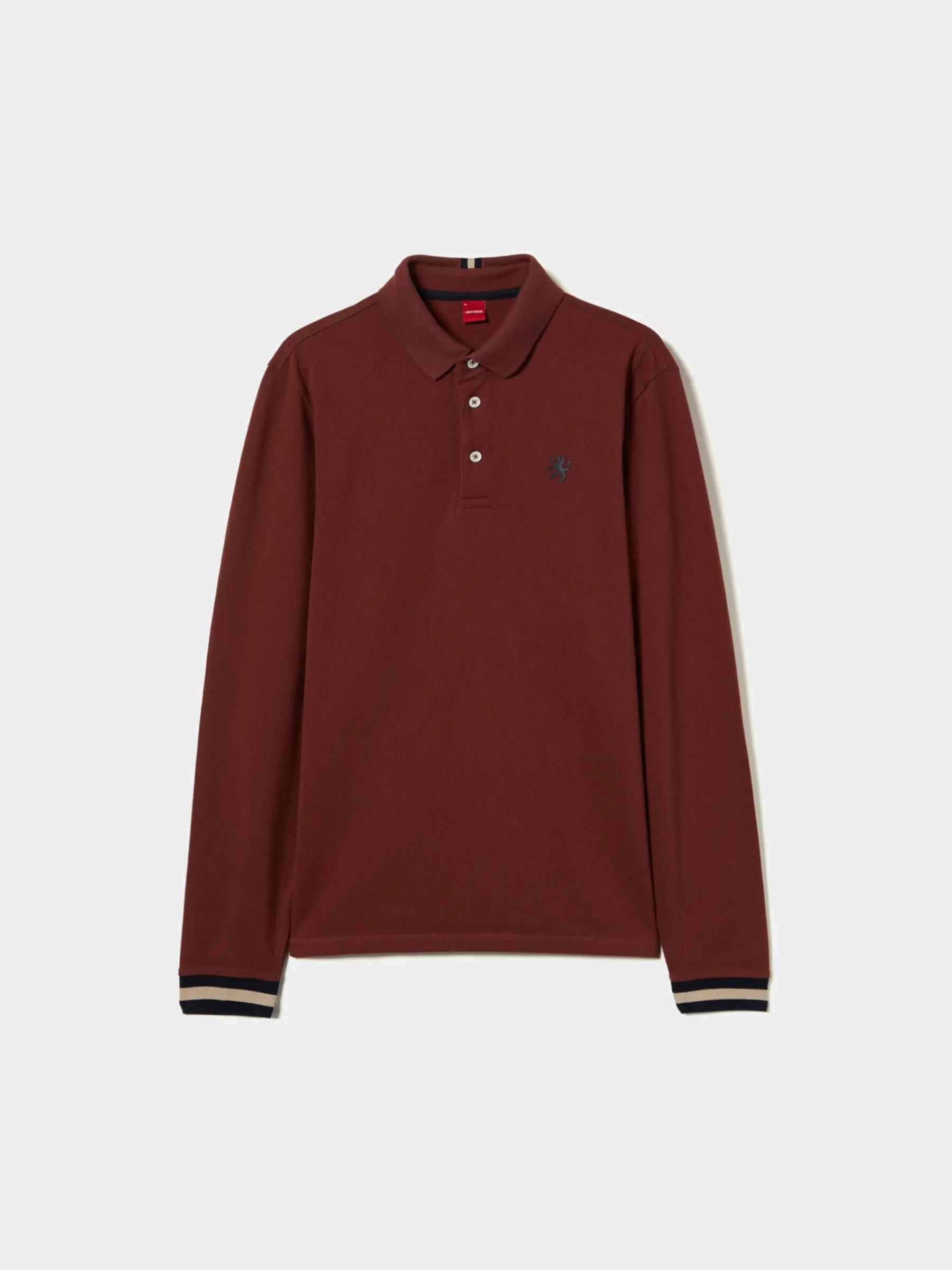 LION OF PORCHES Polos^Polo regular fit de manga comprida