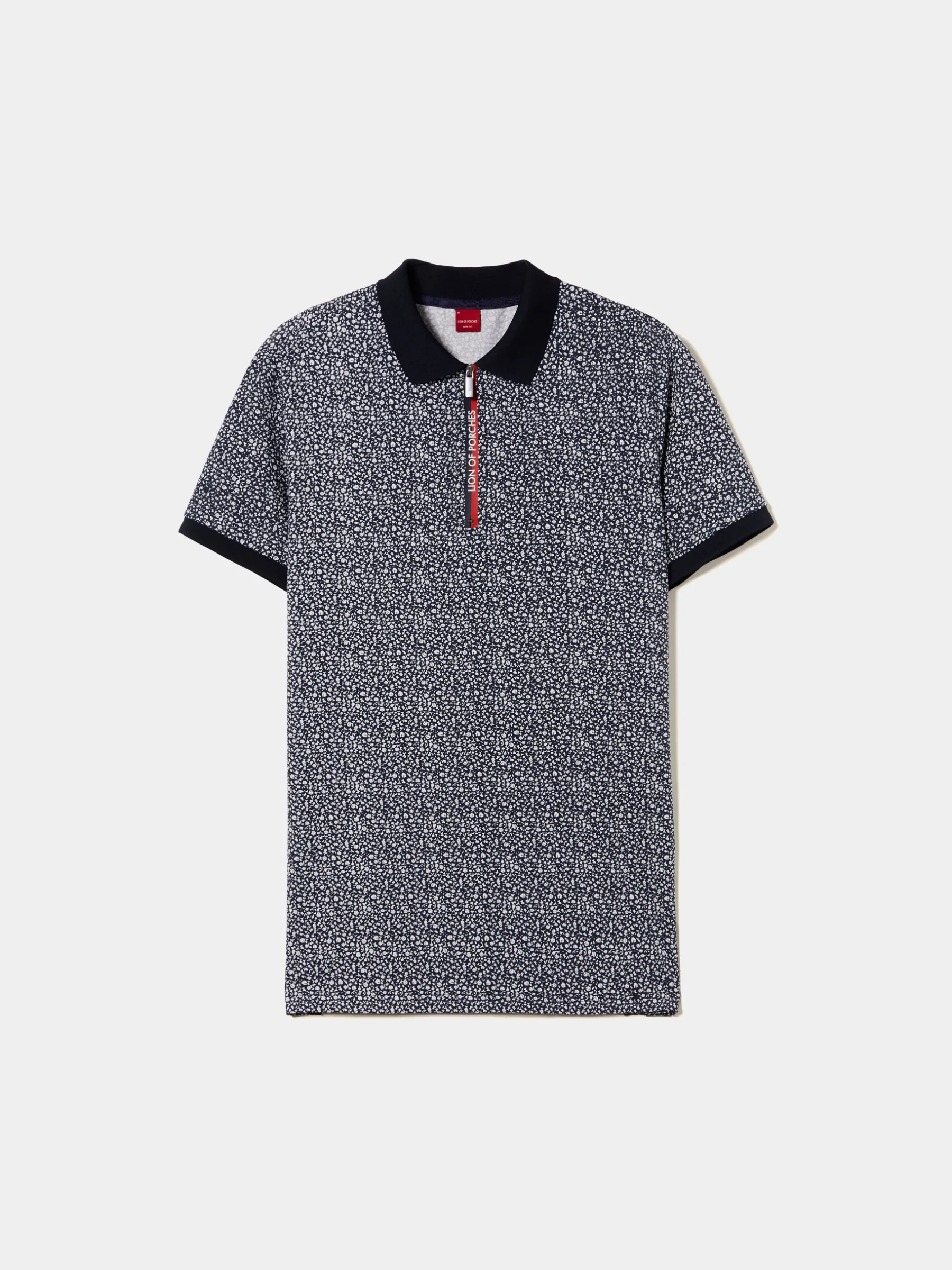 LION OF PORCHES Polos^Polo slim fit com padrão de flores