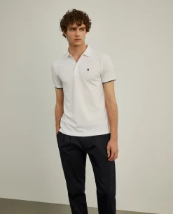 LION OF PORCHES Polos^Polo slim fit com riscas a contraste
