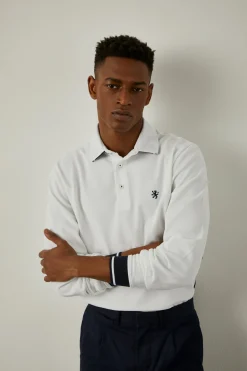 LION OF PORCHES Polos^Polo slim fit de manga comprida