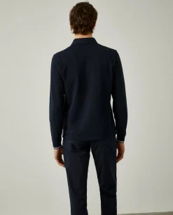 LION OF PORCHES Polos^Polo slim fit de manga comprida