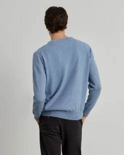 LION OF PORCHES Pullovers^Pullover de lã decote em bico