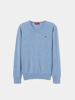 LION OF PORCHES Pullovers^Pullover de lã decote em bico