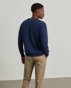 LION OF PORCHES Pullovers^Pullover de lã decote em V