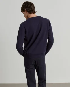 LION OF PORCHES Pullovers^Pullover de lã decote em V