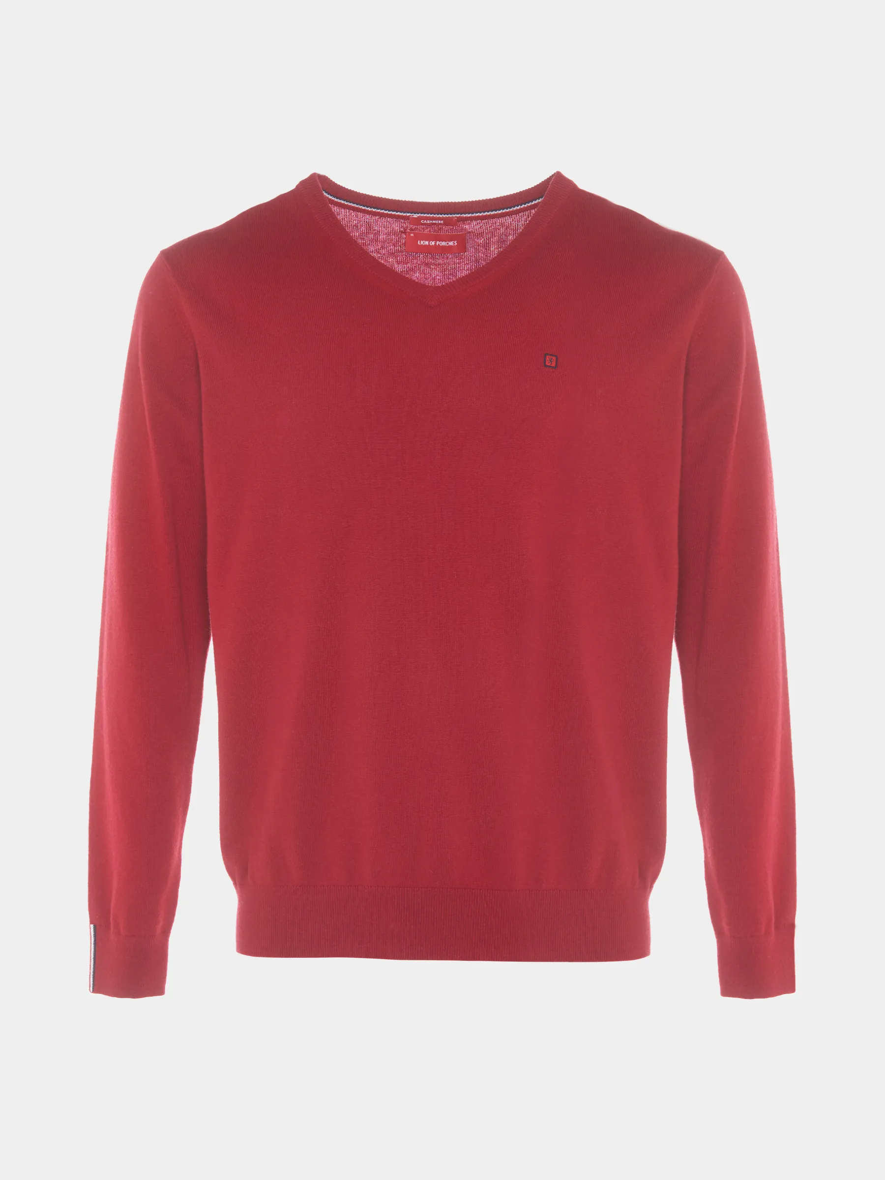 LION OF PORCHES Pullovers^Pullover decote em V algodão e caxemira