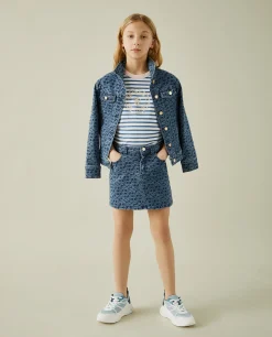 LION OF PORCHES Saias / Calções^Saia denim com monograma