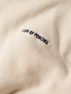 LION OF PORCHES Sweats^Sweater com capuz e mangas em contraste