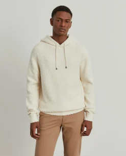LION OF PORCHES Camisolas^Sweater com capuz em malha estruturada