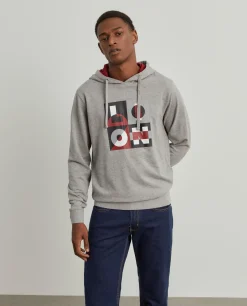 LION OF PORCHES Sweats^Sweater com estampado e capuz